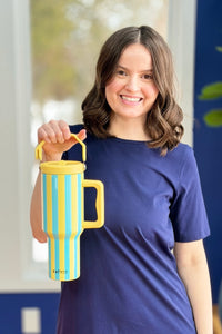 Cabana Jug Tumbler 38 Oz - Yellow