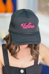 Wino Baseball Hat - Black