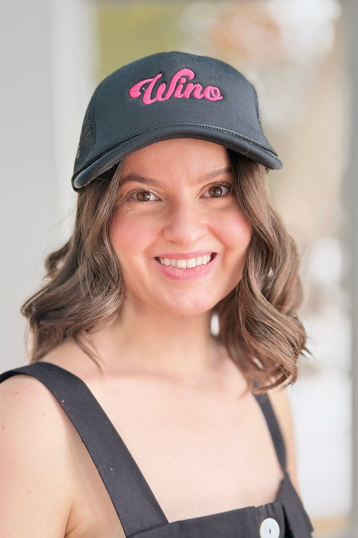 Wino Baseball Hat - Black