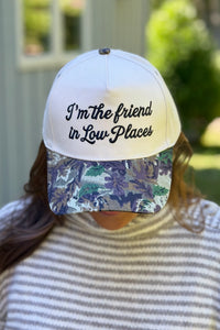 Low Places Trucker - Camo