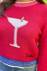 Martini Graphic Statement Sweater