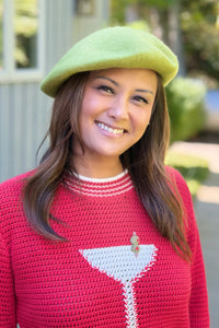 Winter Beret - Olive