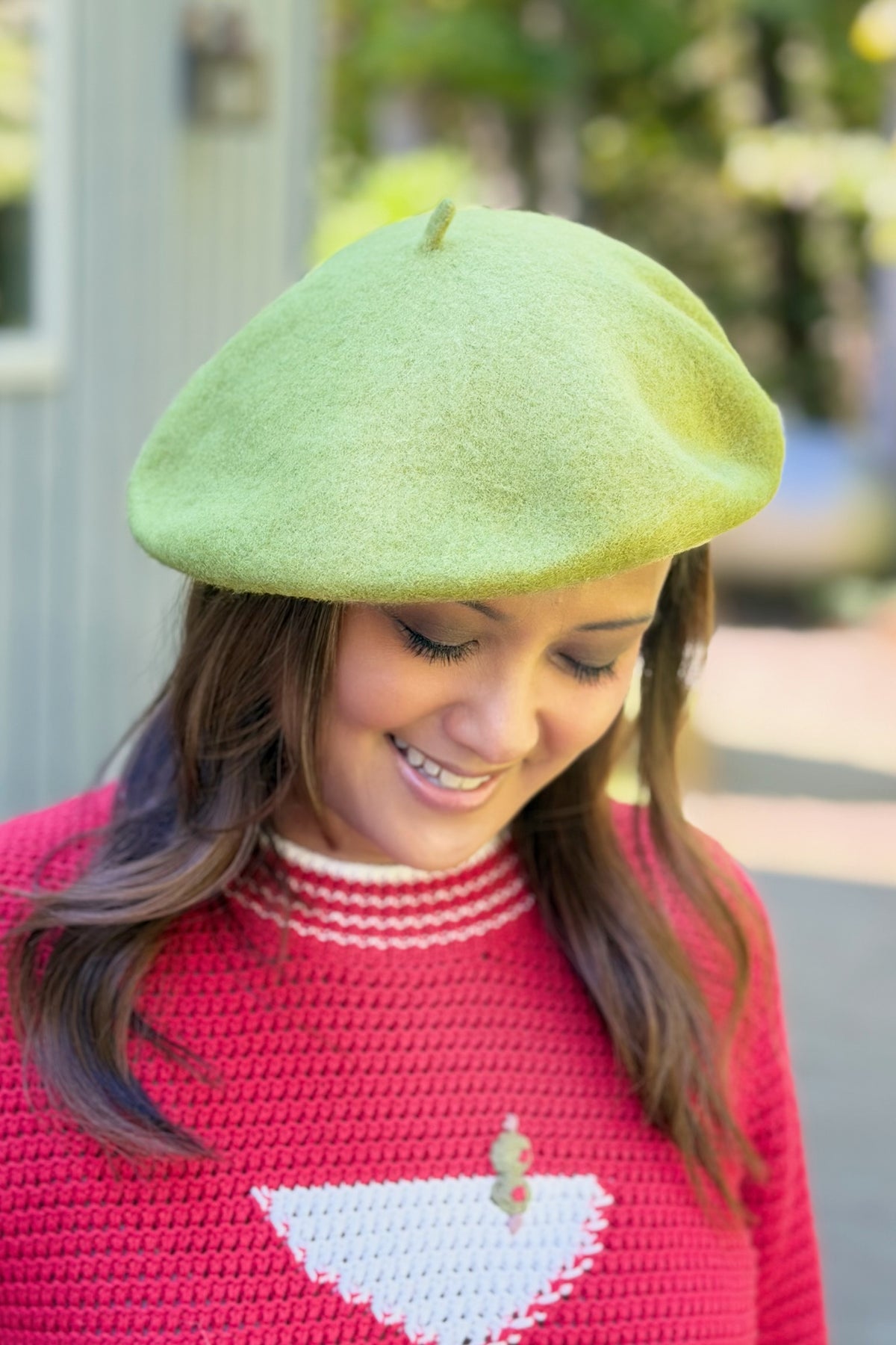 Winter Beret - Olive