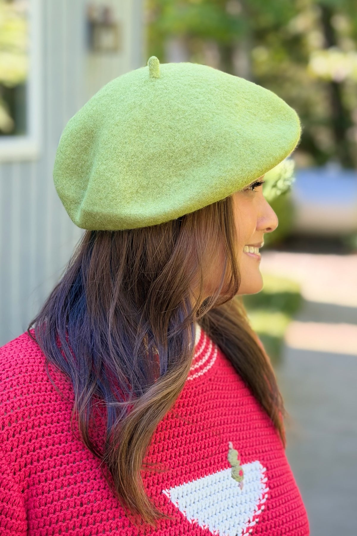 Winter Beret - Olive
