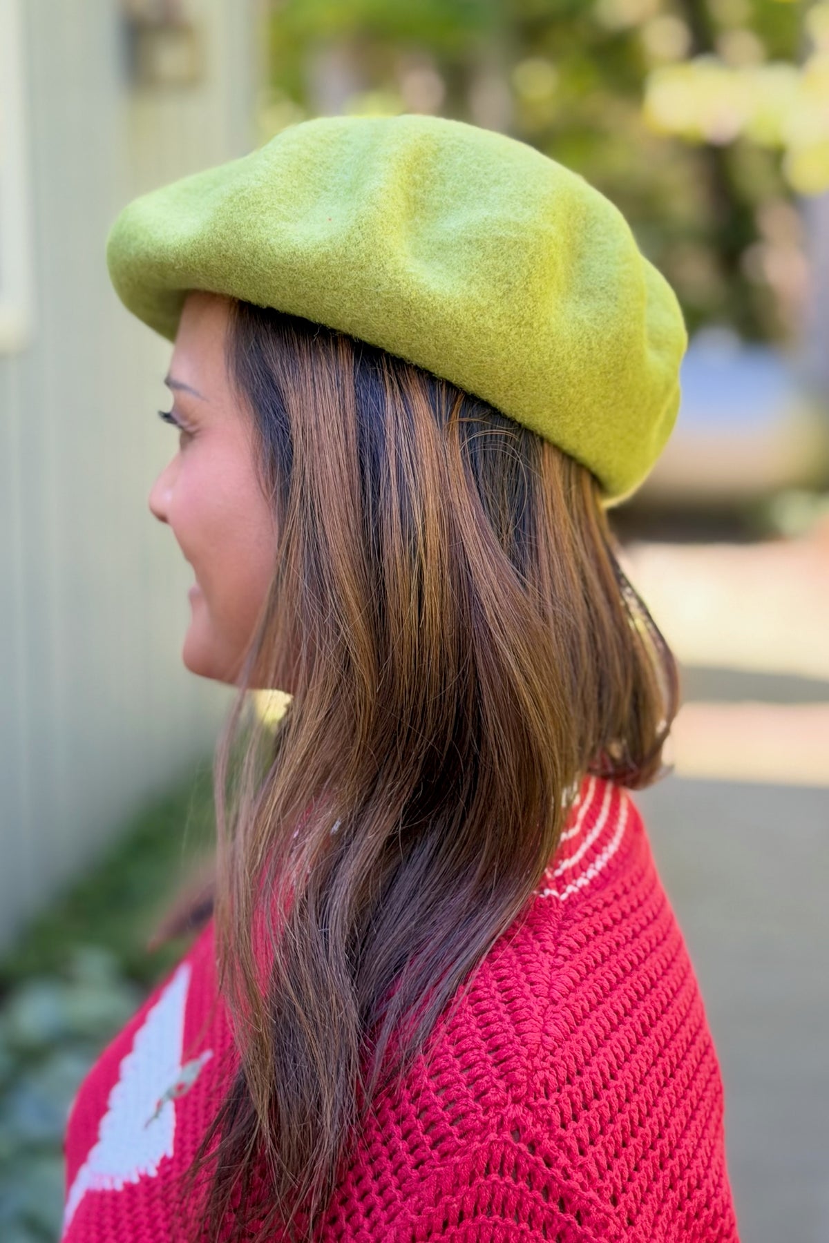 Winter Beret - Olive
