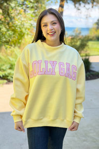 Dillydally Reversible Sweatshirt - Yellow