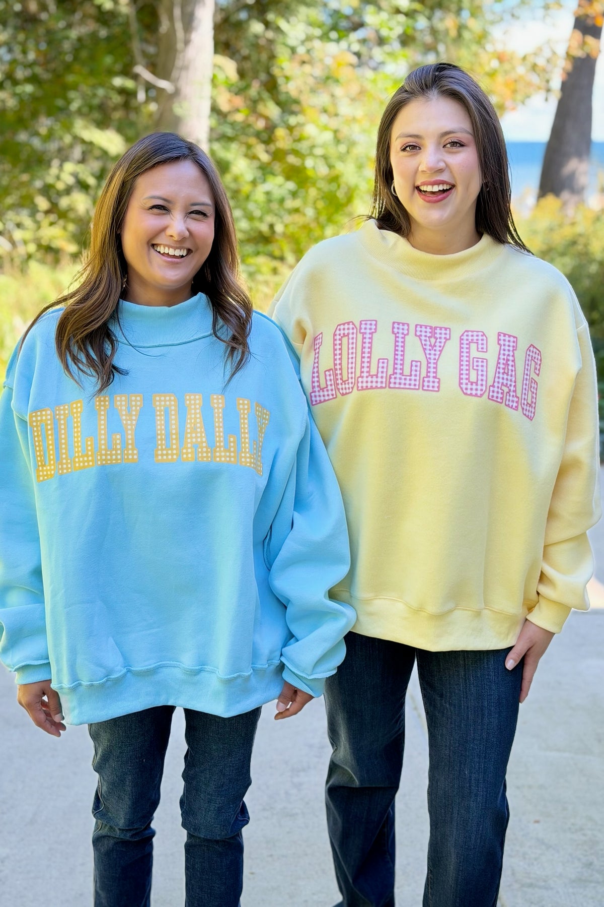 Dillydally Reversible Sweatshirt - Yellow