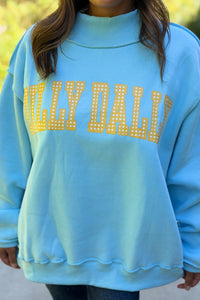 Dillydally Reversible Sweatshirt - Blue