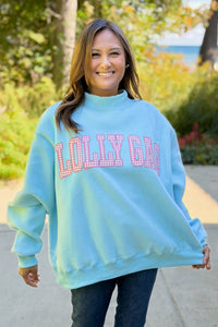 Dillydally Reversible Sweatshirt - Blue