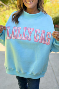 Dillydally Reversible Sweatshirt - Blue