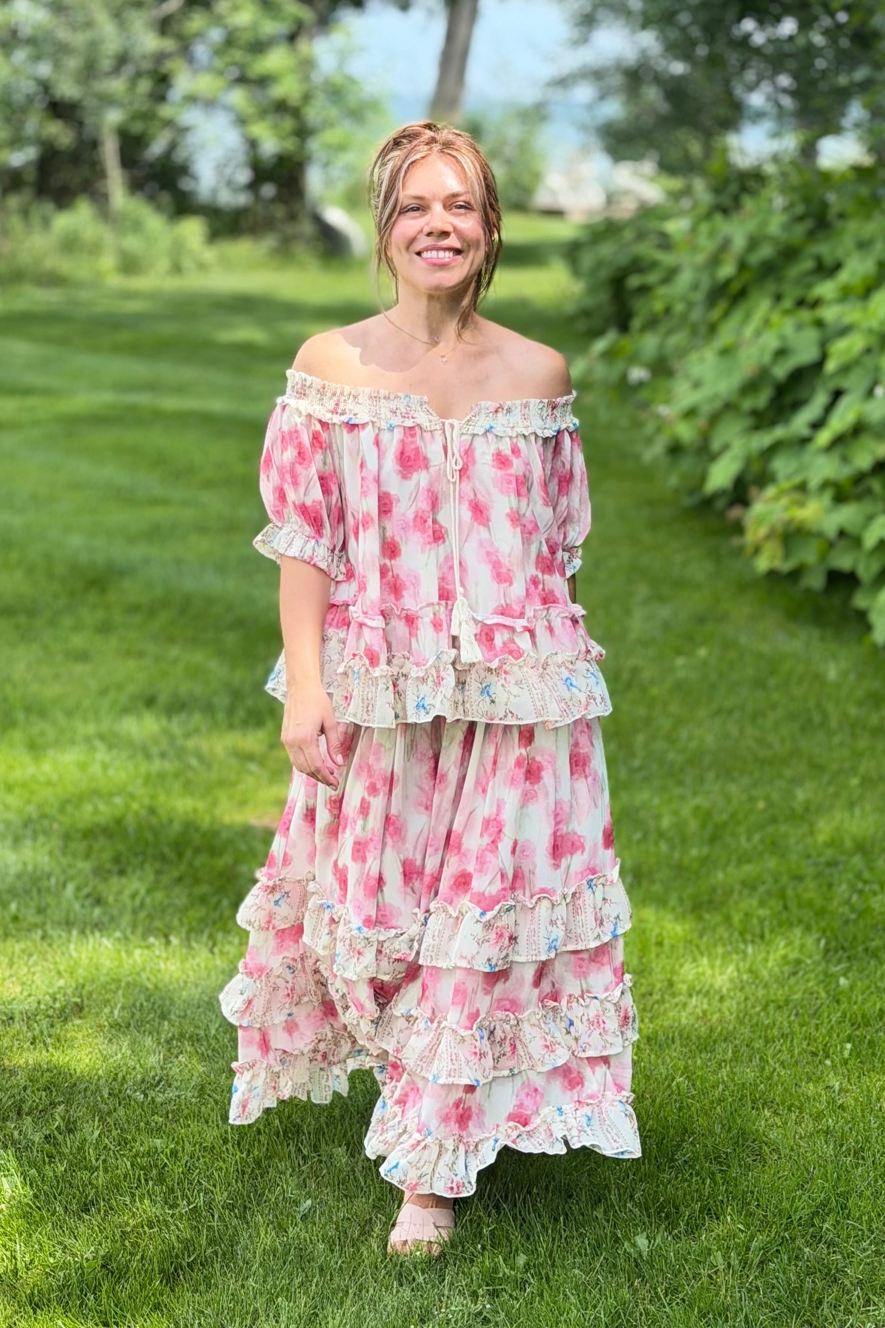 Garden Party Ruffled Skirt
