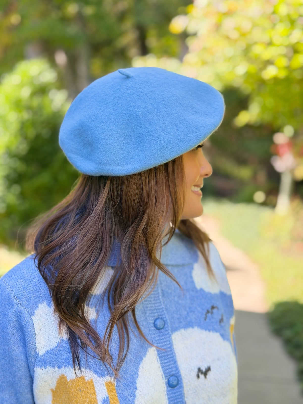 Winter Beret - Blue