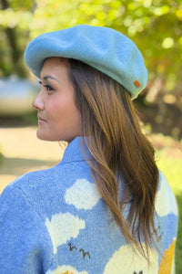 Winter Beret - Blue