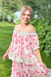Garden Party Ruffled Top