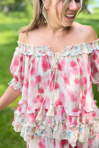 Garden Party Ruffled Top