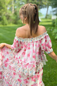 Garden Party Ruffled Top