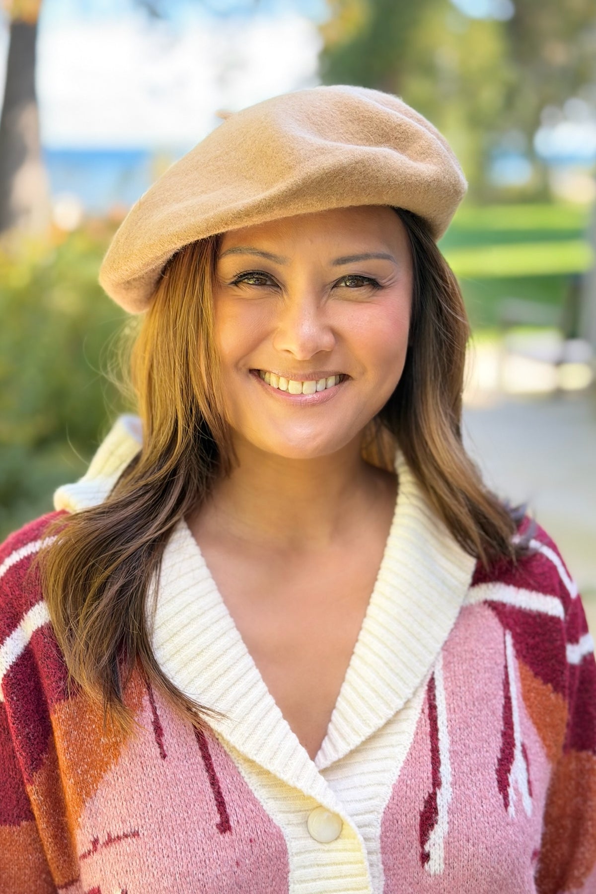 Winter Beret - Camel