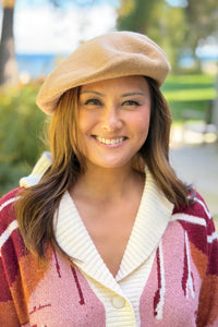 Western Scene Cardigan - Taupe