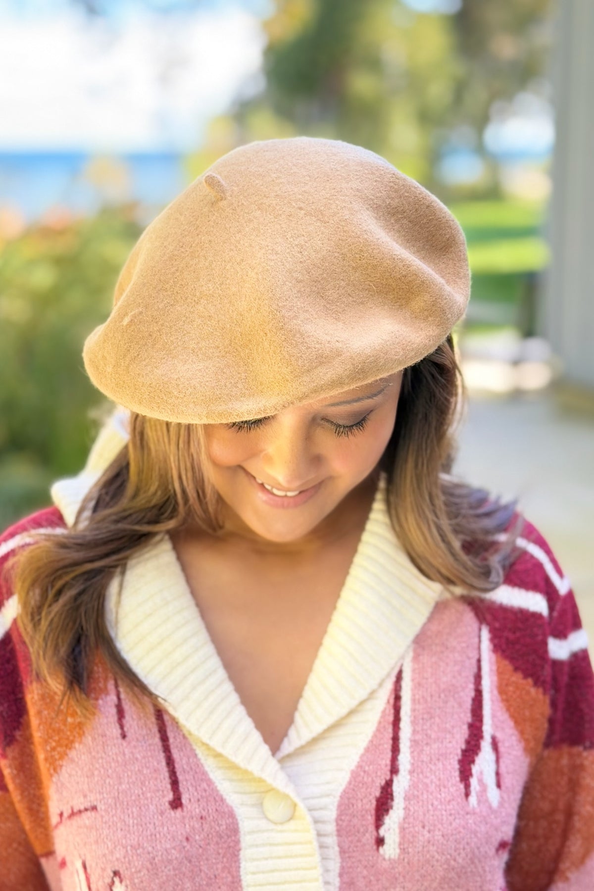 Winter Beret - Camel