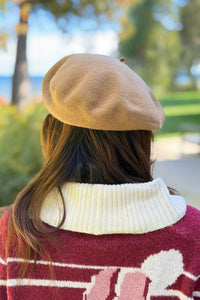 Winter Beret - Camel