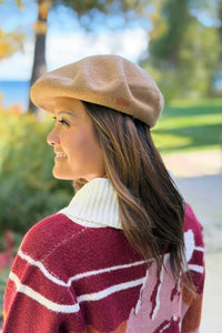 Winter Beret - Camel