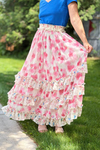 Garden Party Ruffled Skirt
