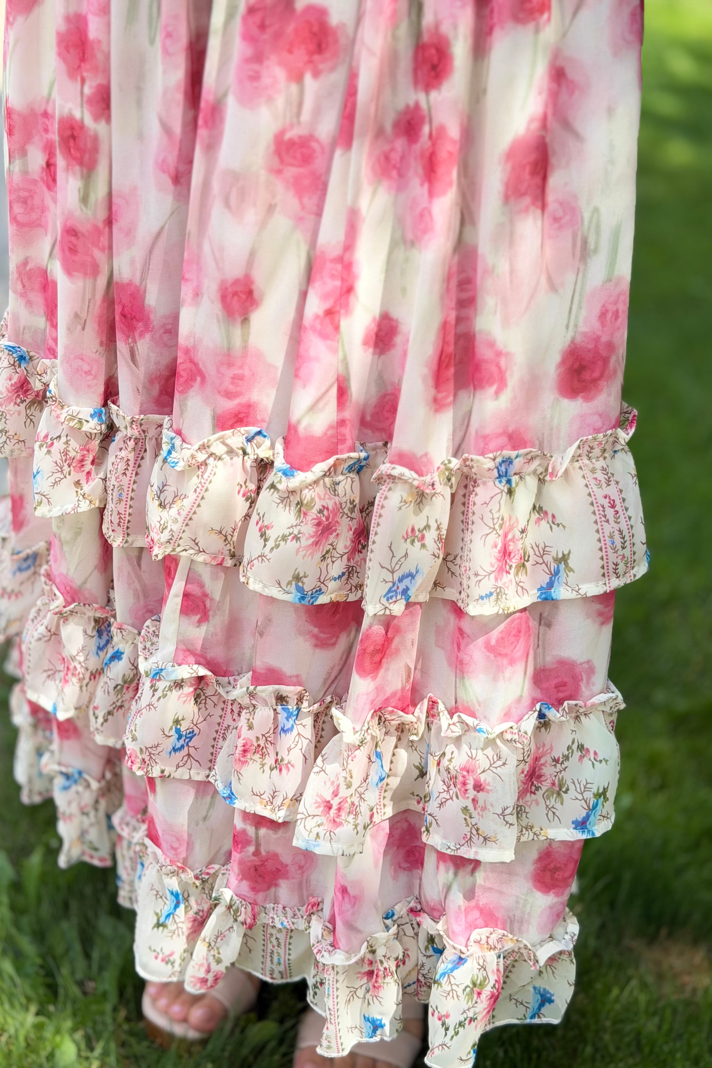 Garden Party Ruffled Skirt