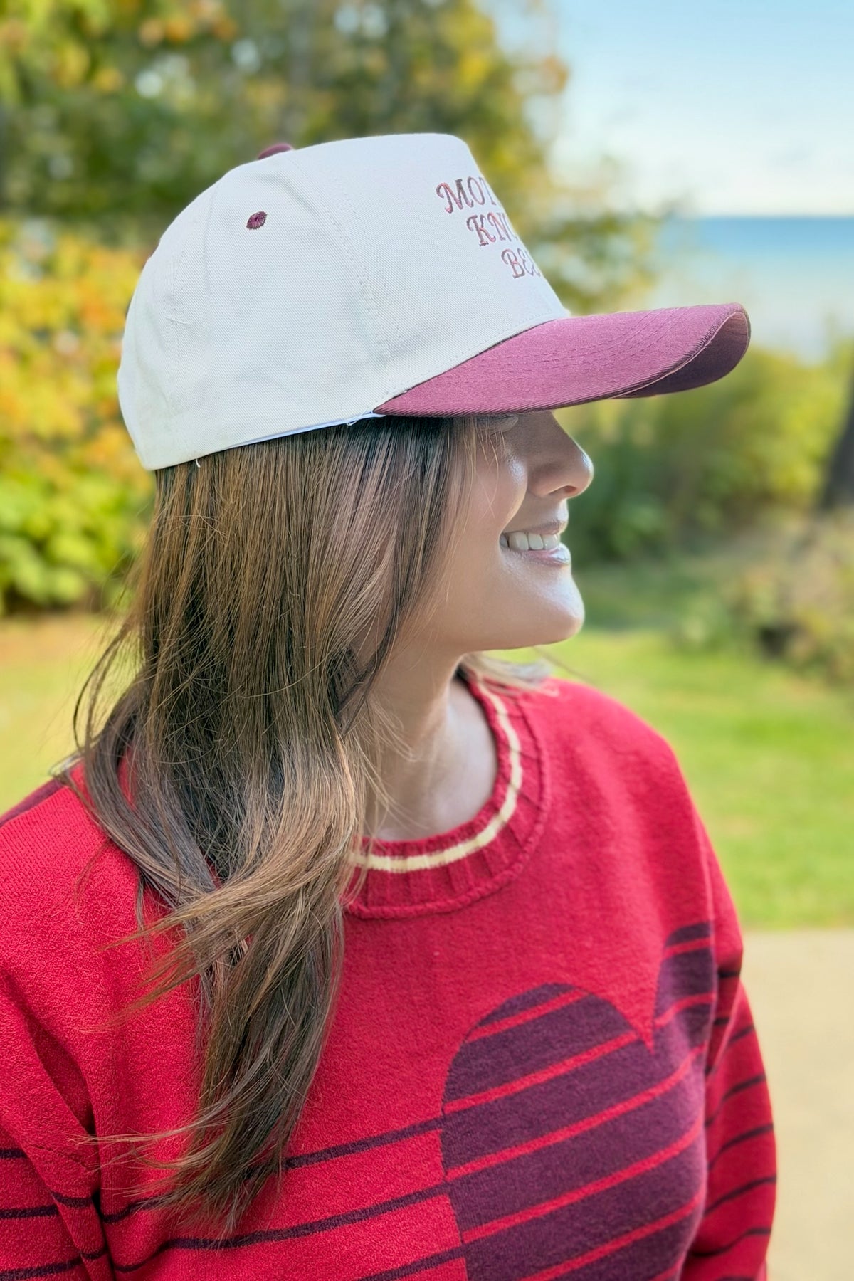 Mama Knows Best Trucker - Raisin