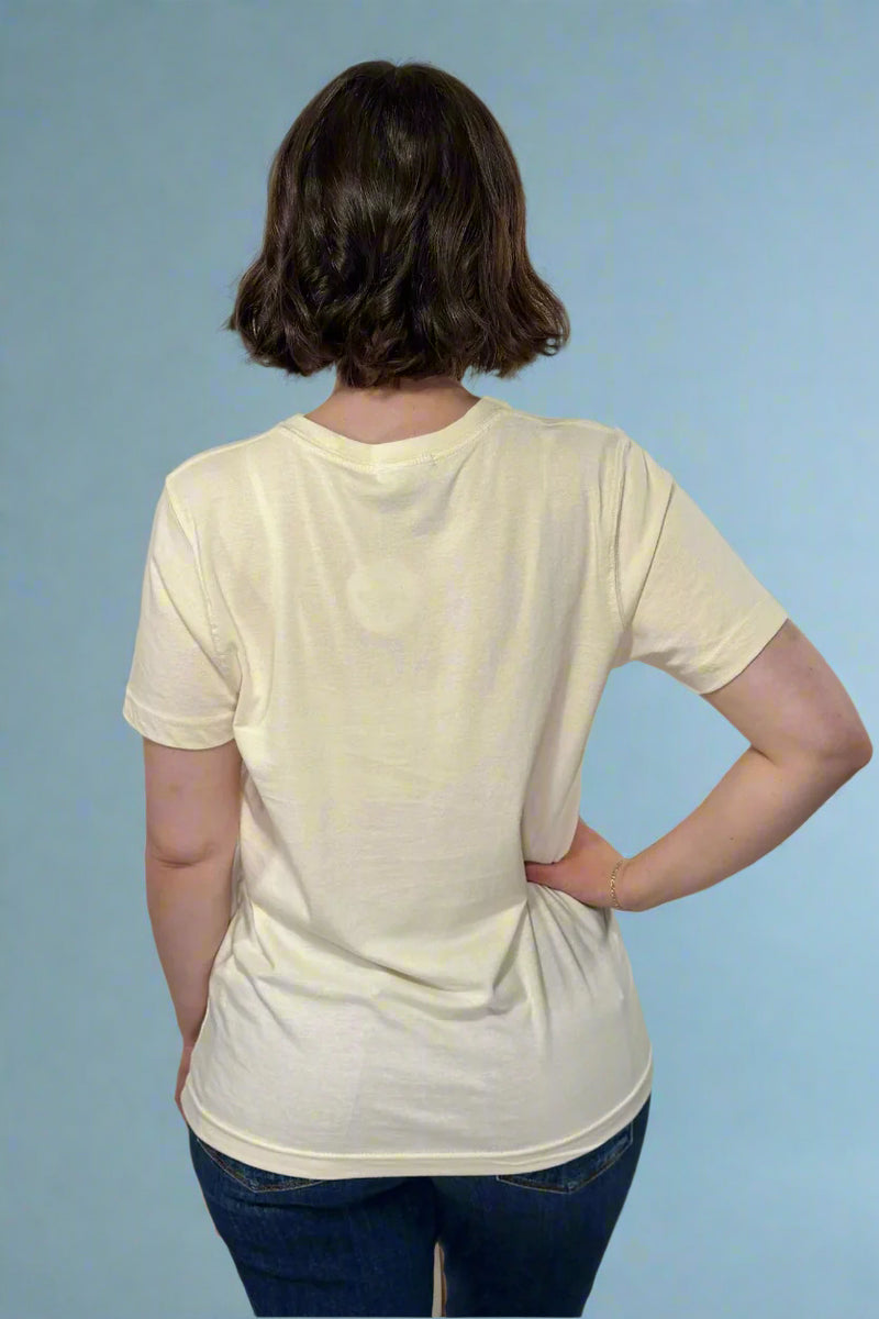 Strawberries Organic Graphic Tee - Ivory