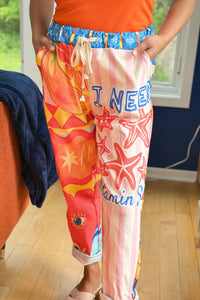 Vitamin Sea Citrus Printed Pants