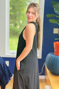 Tank Maxi Dress - Black