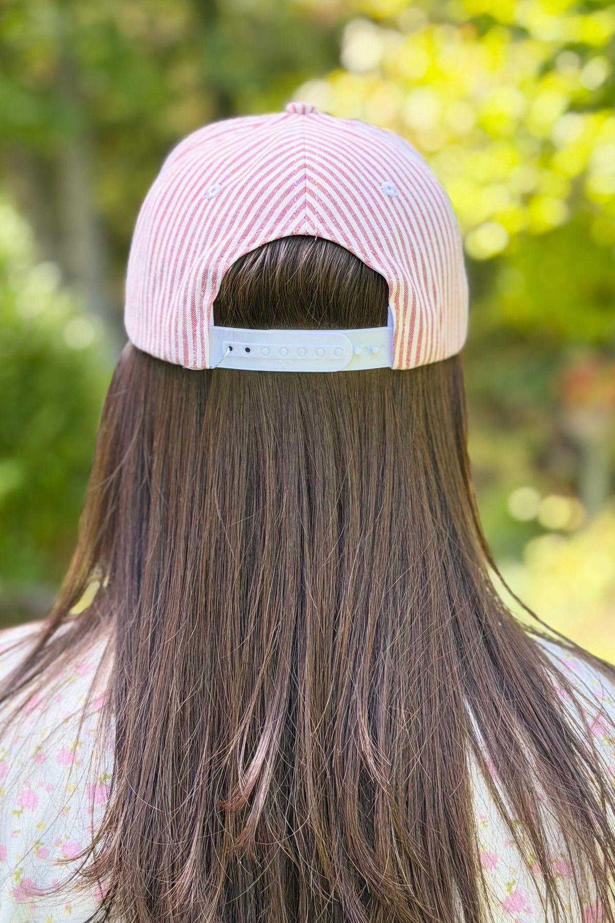 High Maintenance Striped Trucker - Red