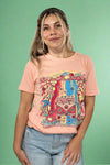 Love & Peace Graphic Tee - Peach