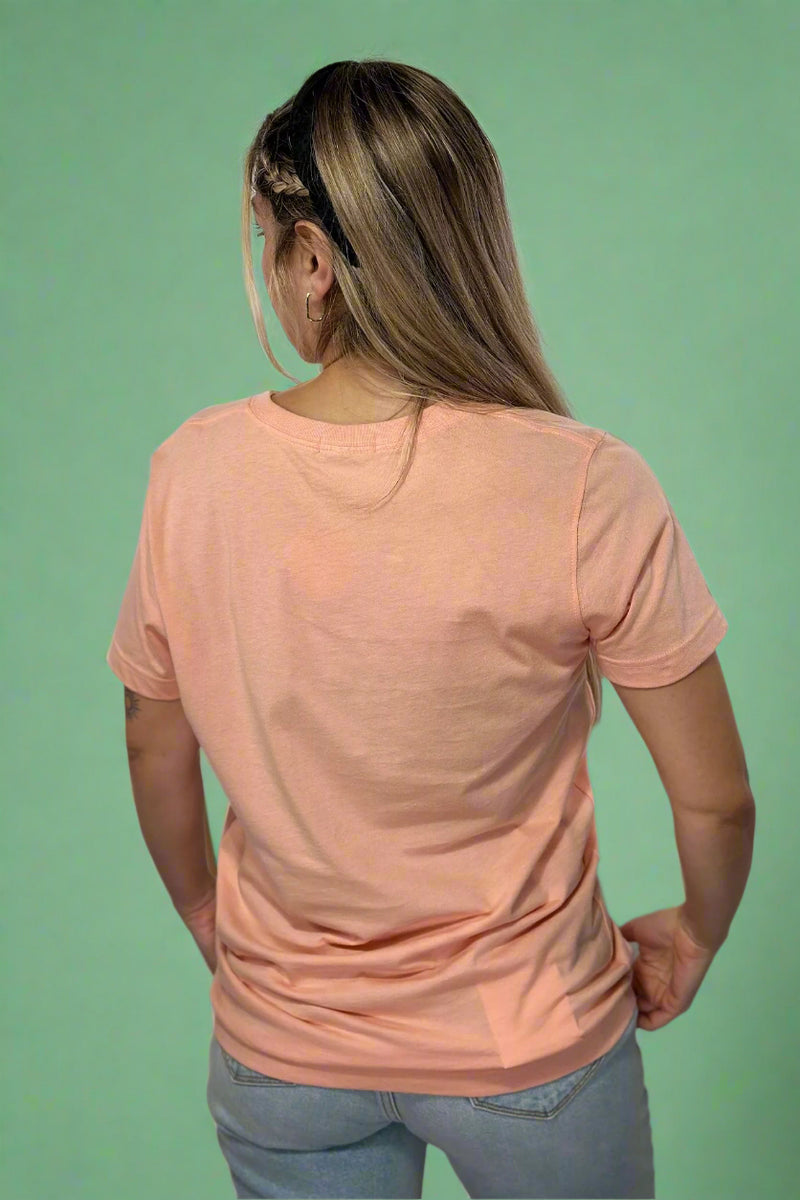 Love & Peace Graphic Tee - Peach