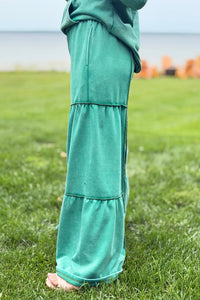 Palazzo Pants Vintage Washed - Teal