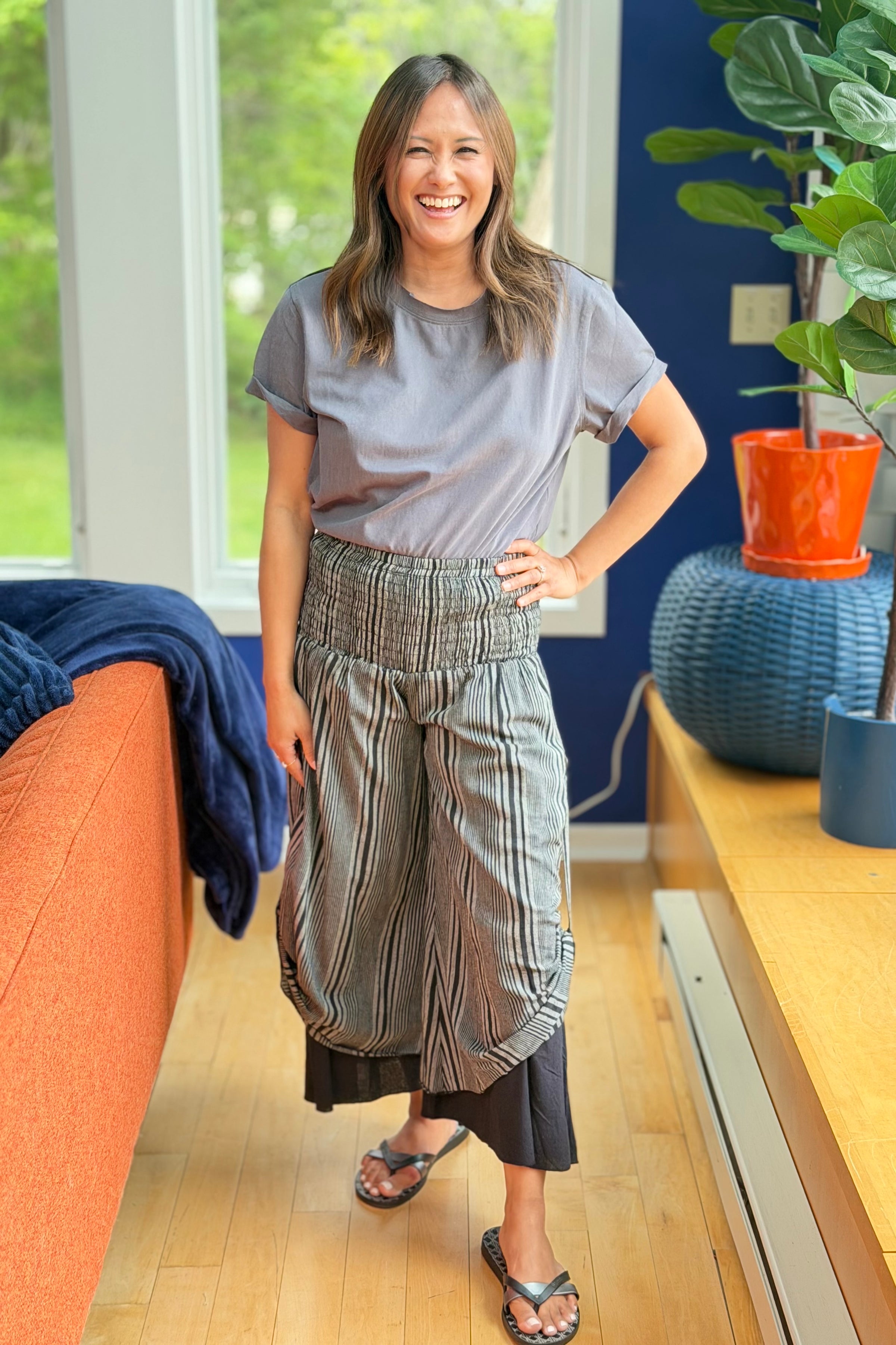 Two Layer Cinch Up Pant