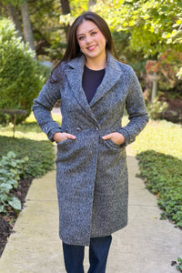 Cloud Longline Coat - Charcoal
