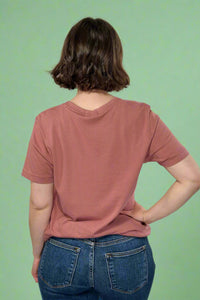 Stars Sun and Moon Graphic Tee - Mauve