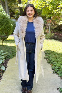 Bamboo Bubble Hem Top - Navy
