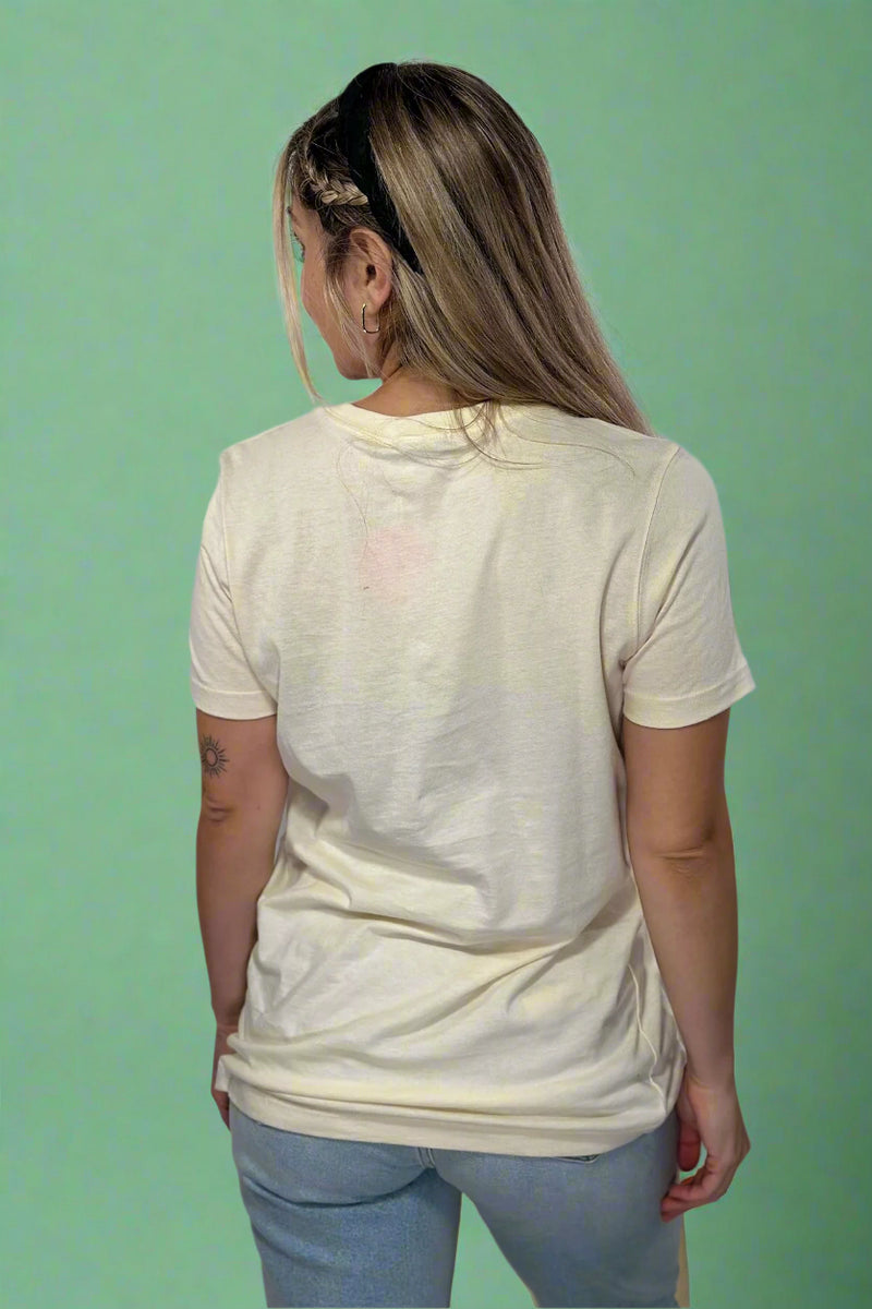 Flower Graphic Tee - Ivory