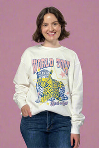 World Tour Rock And Roll Sweatshirt - Off-White