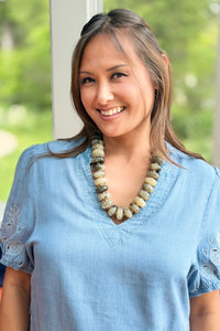 Large Bead Statement Necklace