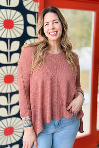 California Breeze Sweater - Marsala