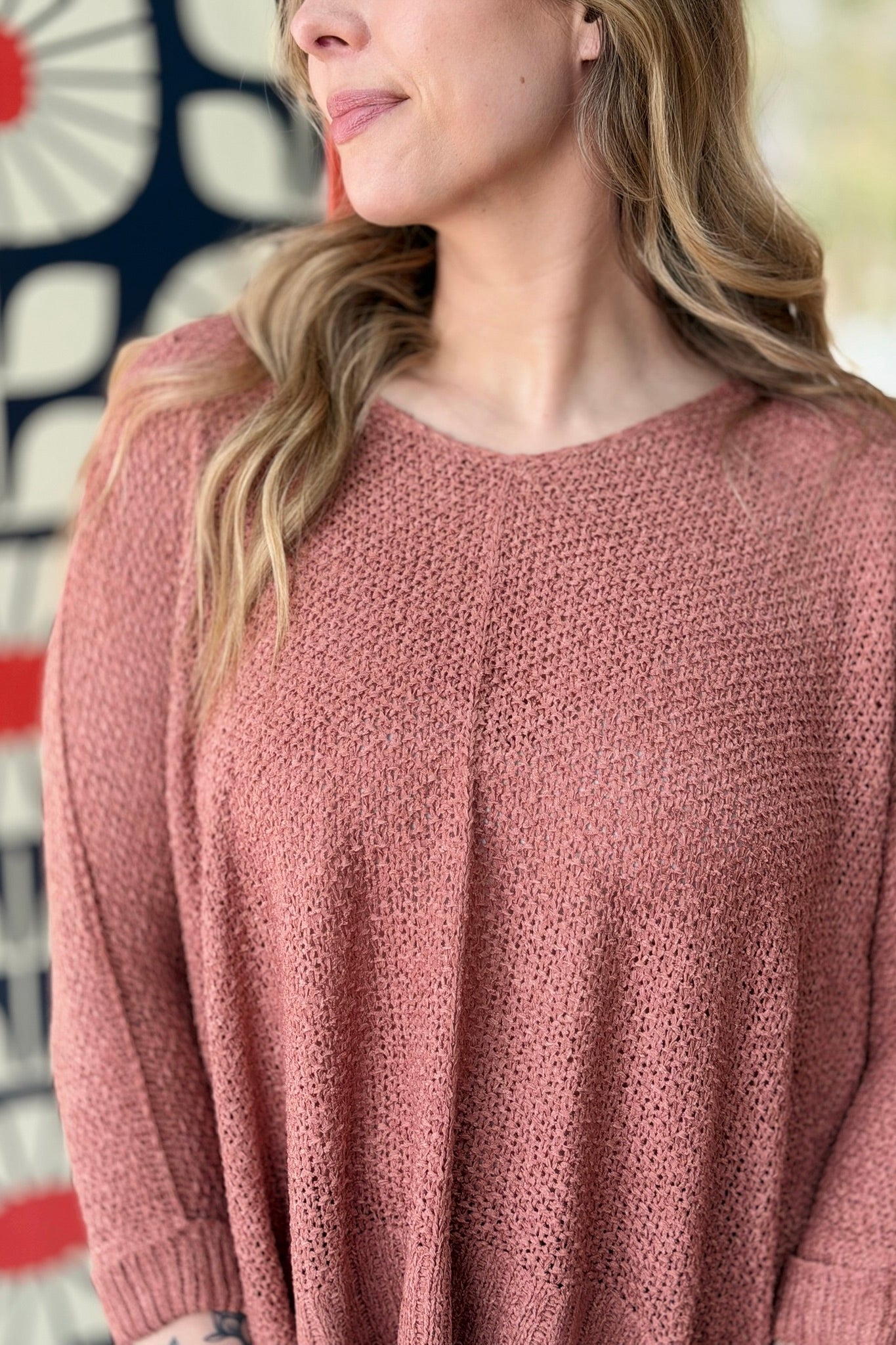 California Breeze Sweater - Marsala