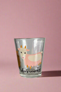 Door County Goat Glass Shot