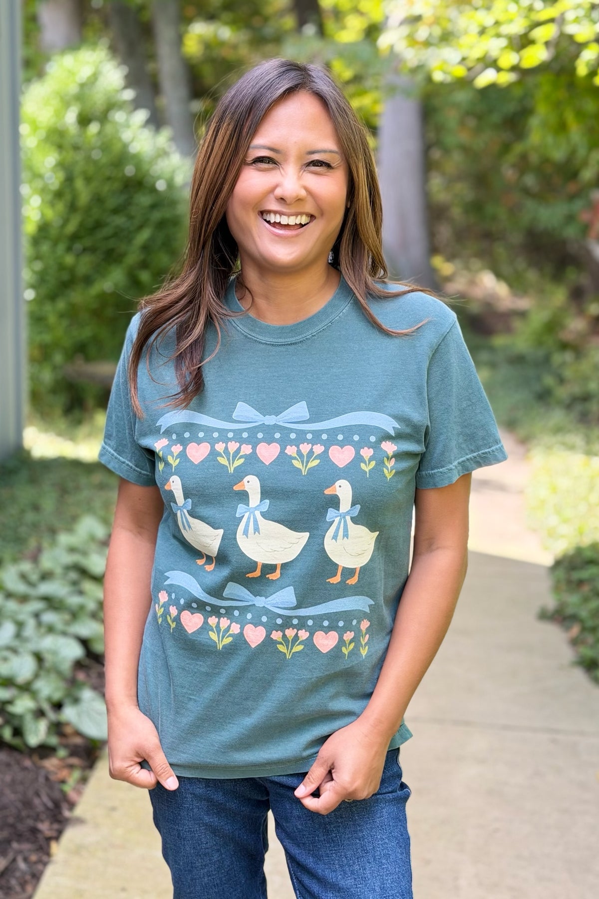 Vintage 80s Goose T-Shirt - Spruce