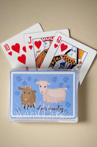 Door County Goat Playing Cards