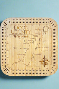 Map Cribbage Board Game