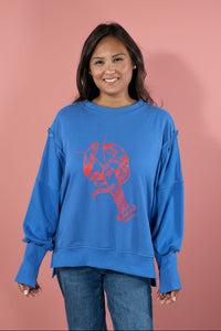 Bohemian Lobster Oversized Sweatshirt