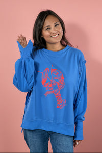 Bohemian Lobster Oversized Sweatshirt